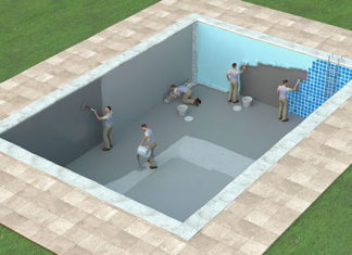 reparar la piscina