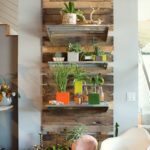 decoración estanteria palets